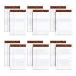 TOPS The Legal Pad Legal Pad, 5 x 8 Inches, Perforated, White, Narrow Rule, 50 Sheets per Pad, 12 Pads per Pack (7500)