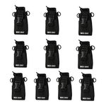 Dreamworth 10-Pack 3in1 Multi-Function Universal Pouch Bag Holster Case for GPS Pmr446 Motorola Kenwood Midland Icom Yaesu Two Way Radio Transceiver Walkie Talkie Msc-20C