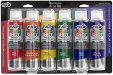 Tulip COLORSHOT Permanent Spray Paint for Fabric, Quick Dry, Dries Soft, Colorful, Rainbow