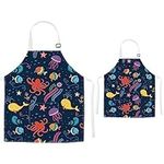 TRYTUTRY Parent Child Aprons with P