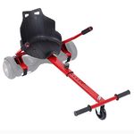 WEELMOTION Hoverboard go Kart Hoverboard Adjustable Seat Attachment Hoverboard Kart Attachment for 6.5" 8" 10" Two Wheel Self Balancing Scooter (RED)