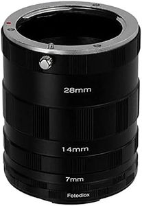 Fotodiox Macro Extension Tube Set Compatible with Fujifilm X-Mount Cameras for Extreme Macro Photography