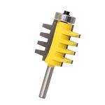 Optimuss 1-1/4'' Reversible Shank Finger Glue Joint Router Bit Cutter Woodworking Tool