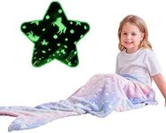 LAT Glow in The Dark Blanket Mermai