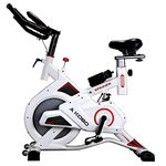 Kobo Heavy Duty 13 Kg Fly Wheel Exercise Spin Bike (Imported) (White)