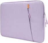 JETech Laptop Sleeve for 13.3-Inch MacBook Air/Pro, 14-Inch MacBook Pro 2021 M1, 13-13.6 Inch Notebook, Waterproof Shock Resistant Bag Case with Accessory Pocket (Light Purple)