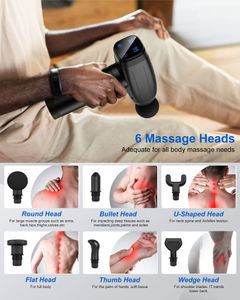 Deep Tissue Massage Gun – 30-Speed Handheld Muscle Relief