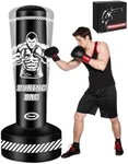 Standing Punching Bag for Adults Teens, 70" Heavy Punching Bag with Stand, Heavy Bag Inflatable Kick Boxing Bag Training Equipment Bags for Training MMA Muay Thai Fitness