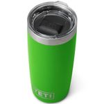 YETI Rambler Tumbler, Vaccum Insulated Stainless Steel Tumbler with Magslider Lid, Canopy Green, 10 oz (296 ml)