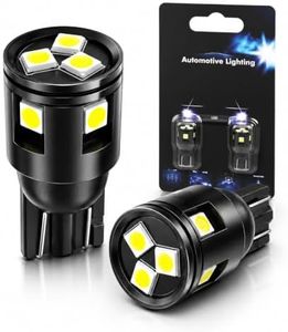 YFDXDS 921 912 LED Bulbs White, T10 Wedge Base 6000K Super Bright Backup Reverse Light Bulbs,AC/DC 12-24V, Fits 194 168 175 2825 for RV Trailer Camper Boat Interior Dome License Plate Lights, 2 Pack