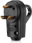 Miady 30AMP RV Replacement Male Plug with Easy Unplug Design