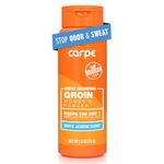 Carpe No-Sweat Groin Powder (For Women) - Designed for Maximum Sweat Absorption - Mess and Friction Free, Stop Chafing