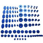 Oewnvmd 90 Pcs Puller Tabs Paintless Dent Repair Tabs Glue Pulling Tabs Kit for Small Dent