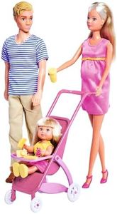 Simba-5733200 Steffi Love Happy Family - Muñeca, Multicolor (105733200)