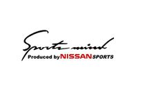 A688 Sports Mind Nissan Sides, Windows, Bumper, Hood Car Sticker Size 30 X 10 CM Black + RED