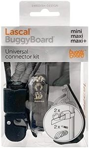 Lascal 19211 Universal Coupling BuggyBoard, Black [Screw Color - Gray]