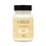 Guild Lane Jubilee Fine Paint - Dover Chalk - Furniture, Metal, Fabric, Glass & More - Indoor & Outdoors - Water-Based Acrylic Paint - 60ml Jar