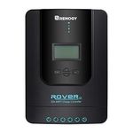 Renogy 30A MPPT Charge Controller with Bluetooth, 30 Amp 12V/24V MPPT Solar Charge Controller Auto Parameter Adjustable LCD Display Solar Panel Regulator for Gel Sealed Flooded and Lithium Battery