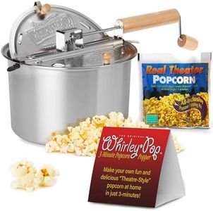 Whirley Pop 24003-AMZ Stovetop Popcorn Popper, Stainless Steel by Whirley Pop