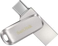 SanDisk Ultra Dual Drive Luxe USB Type C 1TB Flash Drive (Silver, 5Y - SDDDC4-1T00-I35)