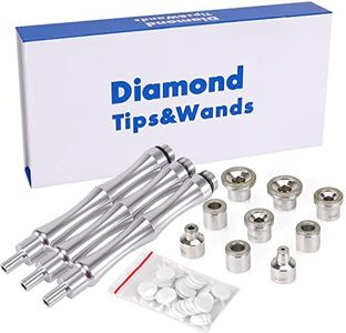 9 PCS Microdermabrasion Tips and 3 Wands, Yofuly Dermabrasion Replacement Tips, Microdermabrasion Machine Accessories with Cotton Filter