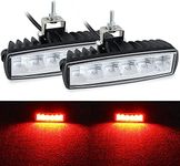 STDYSUN LED Red Driving Lights Bar 