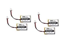 4 Pack of ‘GD Living’ Replacement Battery for Plantronics Wireless Headset CS540, CS540A, C054, 86180-01, 84479-01