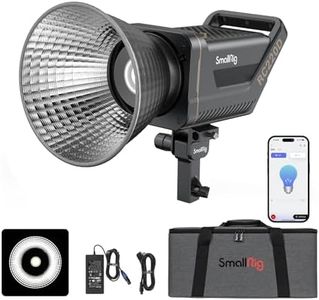 SmallRig RC 220D 220W LED Video Light 98700 LUX @3.3ft 5600K Continuous Output Light with CRI 95+, TLCI 96+, w/Bowens Mount, Manual and App Control Remotely Professional Studio Spotlight