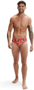 Speedo Men's Escape Briefs Flaming Galah, Pink, 16