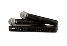 Shure BLX288/SM58 Dual Channel Wireless Microphone System with SM58 Handheld Vocal Mics