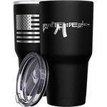 We The People Holsters - We The People AR-15 - Rifle Tumbler - American Flag Coffee Travel Mug - Tumbler For Gun Lovers - Double Insulated Tumbler - 30 oz