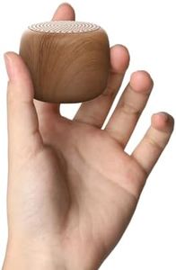 Babelio White Noise Sound Machine for Adults Kids Baby, Mini, 15 Non-looping Sounds, Timer, Memory Function, Easy to Pocket and Travel Wood Grain