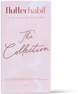 FlutterHabit Classic Collection Box, DIY Lash Extensions, Lash Clusters Kit, Up to 10 Day Wear, Natural & Classic Lashes, Salon Quality Eyelashes Extensions, 6 Sets of Lashes, No Lash Glue Included