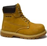 Mens MAXSTEEL Work Safety Shoes Leather Boots Steel Toe Cap Ankle Boots Shoes Trainers (UK 10)