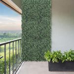 BeautifulWalls Plastic Wall Grass|Artificial Grass For Wall Decoration(3 Pieces)|Vertical Garden Artificial Mat|Artificial Grass Tiles For Balcony Garden(Dark Green,60CmX40CmX3Cm,Pack Of 3)