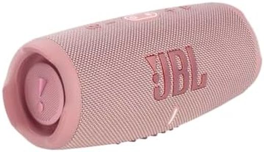 JBL Charge 5 - Portable Bluetooth Speaker with Deep Bass, IP67 Waterproof and Dustproof, 20 Hours of Playtime, in Pink