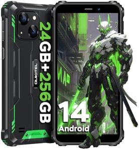 OUKITEL WP32 Pro Movil Irrompible 24GB+256GB/1TB Movil Resistente Android 14, 6.0" HD+ Móvil Rugerizado, 6300mAh Batería Teléfono Movil, Cámara 20MP+5MP, NFC/Face ID/GPS/OTG/4G Dual SIM/95dB Altavoz