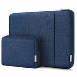 Inateck 360° Protection 13 Inch laptop Case Sleeve Compatible with 13 MacBook Air M3/M2/M1 2024-2018,13 MacBook Pro M2/M1 2022-2016, 12.3 Surface Pro 11/10/9/X/8/7/6/5/4/3, XPS 13, Blue