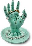 Kwirkworks Spooky Zombie Hand Jewelry Holder - Heavy-Duty Polyresin Functional Jewelry Display Stand for Rings, Bracelets, and Necklaces