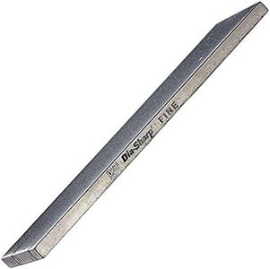 DMT D6F Dia-Sharp Diamond Sharpener Bench Stone, Fine, 6-Inches