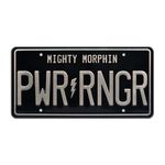 Mighty Morphin’ | PWR RNGR | Metal Stamped License Plate