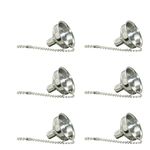 Thirsty Rhino Stainless Steel Mini Flask Funnel/Essential Oil Bottle Funnel (Set of 6)