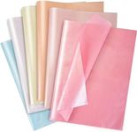 60 Sheets Tissue Paper, 6 Metallic Colors Tissue Paper for Gift Bags and Wrapping, Bulk Colored Tissue Paper, Gift Wraps for Holiday, Birthday, Party Decor, Weddings, DIY Project