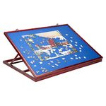 Bits and Pieces - Puzzle Expert Tabletop Easel - Non-Slip Felt Work Surface Puzzle Table Accessory to Put Together Your Jigsaws