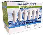 AquaHouse 6x AH-PBC Compatible filter for BRITA Classic Water Filter Cartridge jugs, Universal Classic Jug Filter