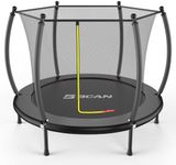 BCAN 60IN Mini Trampoline for Ages 