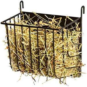 Hay Feeder for Rabbit, Guinea Pig, Bunny, Chinchilla, Heavy Duty Metal Rack Hay Holder - 7.3x4.3x6.7 inch