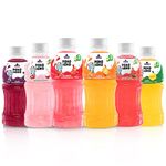 Sapphire Poko Loko Assorted Flavoured Fruit Juice Drink with Nata De Coco | Refreshing Fruit Drink filled with Natural Fruit Fibres, 300ml (Pack of 6)