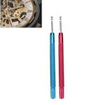 Zjchao 2PCS Watch Hands Removers, 9.5cm Watch Hand Removal Tool, Lever Type Puller Watch Tool for Watch Hands Removers Replace Watch Hand Lifting Levers (Red + Blue)