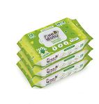 BeeBaby Fresh Baby Wet Wipes. Contains Aloe Vera, Vitamin E & Anti - Bacterial ingredients. Ideal for Cleaning & Moisturising Newborn. - 3 Pack of 72 Wipes